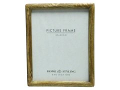 Home Styling Desktop Mango Wood Rectangular Picture Frame 25x20cm