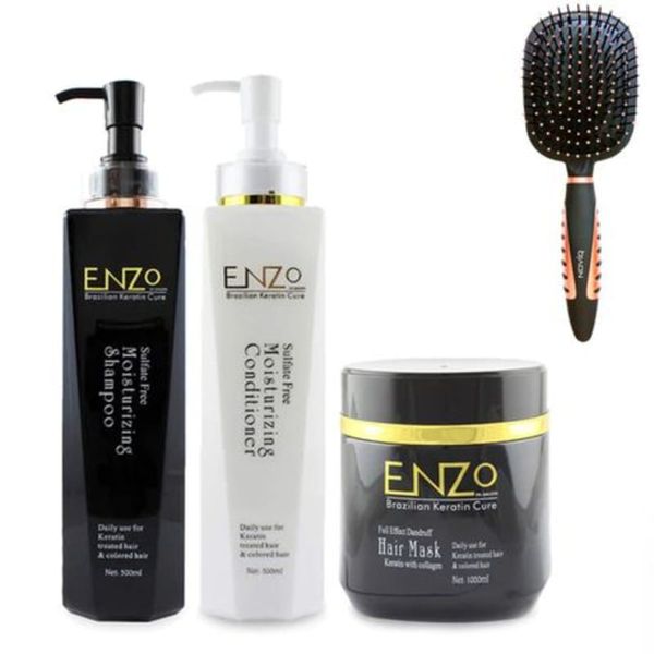 ENZO - Collagen Mask, Shampoo &amp; Conditioner for Coloured Hair &amp; Padel
