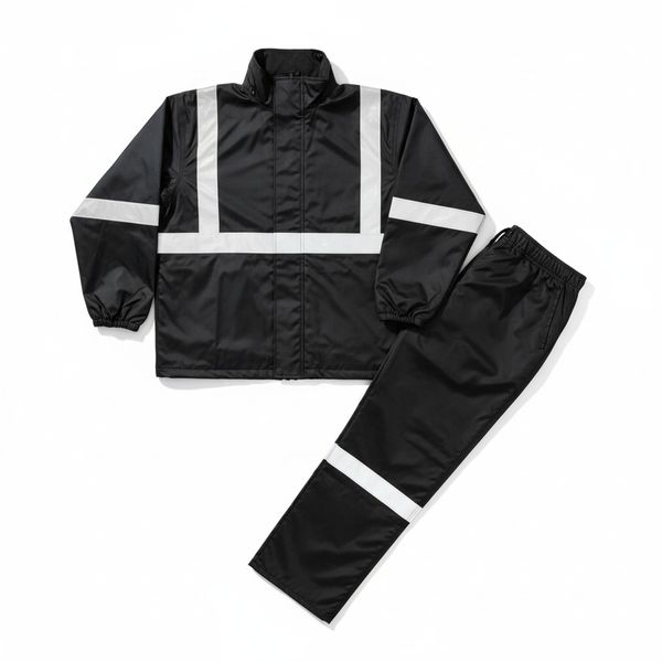 Hurricane Rainsuit Blue 300D Oxford PU Coated