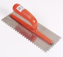 Bulk Pack 8 X Trowel Plaster Tiler 280x110mm Plastic Handle
