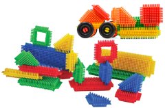 Build, Learn - FUN - The Ultimate Bristle Block Connector Bonanza - 55-Piece