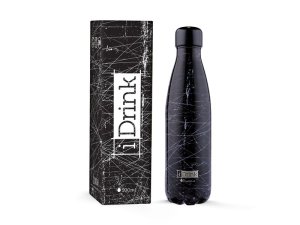 Thermal bottle 500 ml - Grunge Black