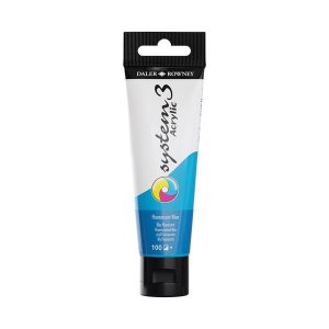Daler Rowney: System3 Acrylic Colours 59ml - Fluoro Blue