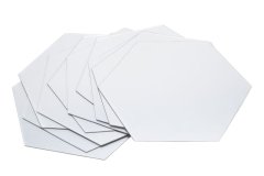 Hexagon Acrylic Wall Sticker- Medium