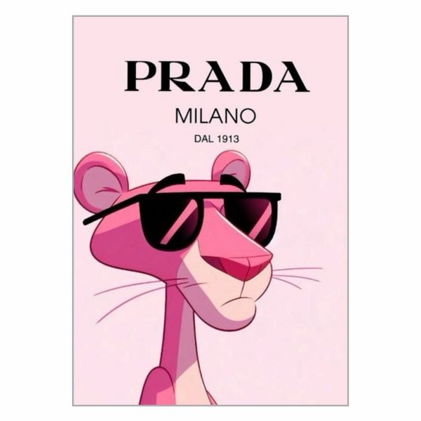 Prada Milano Pink Panther Poster - A1