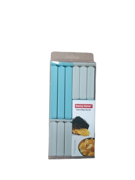 12 Pieces Bag Clip Set