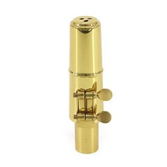 7C Tenor Sax Mouthpiece, Brass, With Cap &amp; Buckle