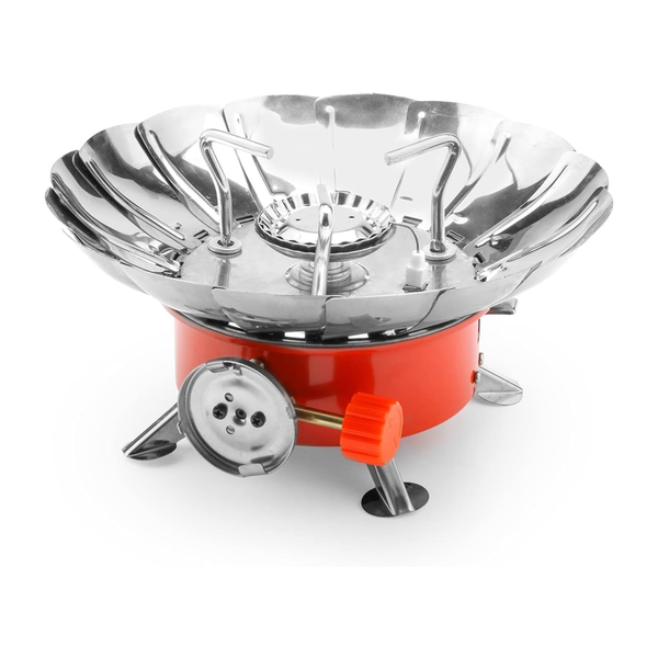 Portable Lotus Large Camping Stove - Ultra-Lightweight Windproof Stove