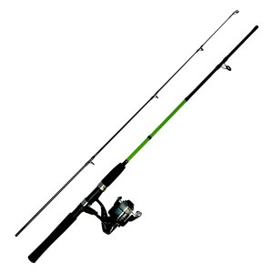 Kingfisher Poseidon Aqua Pak Rod &amp; Reel Combo 6' Green 2 Piece