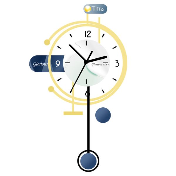 Modern Light Luxury Art Wall Clock