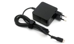 65W Type C Laptop Power Adapter Charger with EU Plug - Black