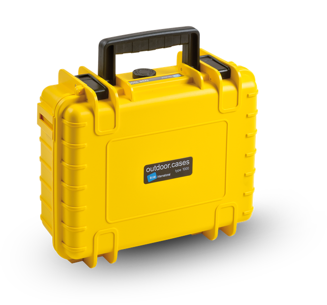 B&amp;W Intl. Case Type 1000 with Padded Dividers (Yellow)
