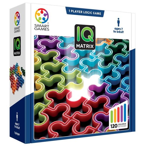 Smart Games IQ Matrix Logic 120 Challenge Puzzle Game for ages 7 - adult