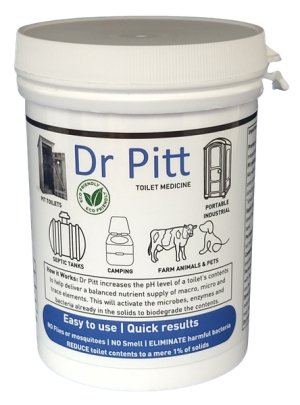 Dr Pitt 10 Pack Eco-Friendly Pit Toilet Powder
