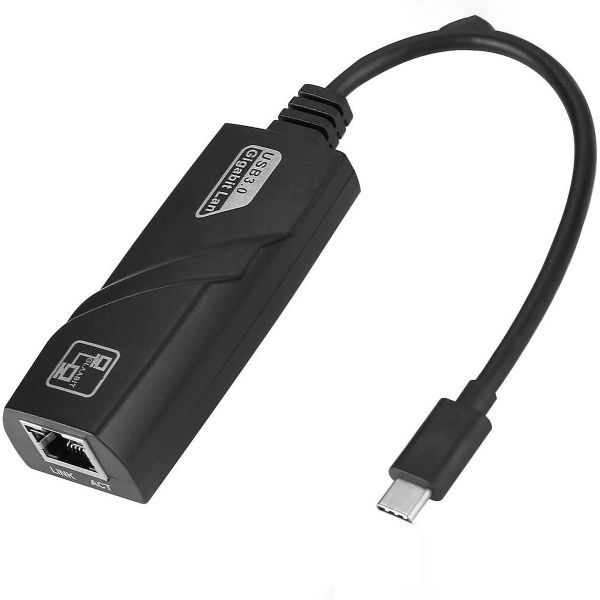 Ethernet to USB-C Adapter 10/100/1000Mbps USB-C to RJ45 Gigabit LAN