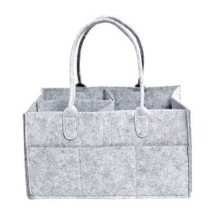 4aKid Felt Nappy Organizer Caddy - Grey