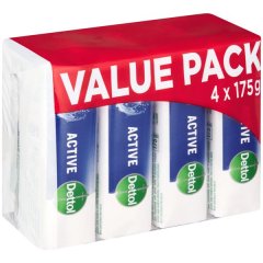 Dettol- Hyigiene Soap Active- 4 x 175g Pack