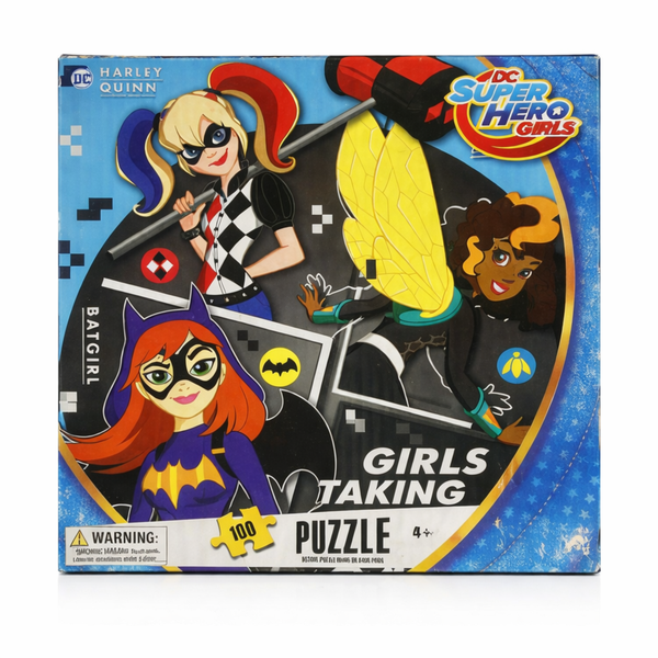DC Super Hero Girls 100-Piece Kids Puzzle - Girls Taking Action (4+)