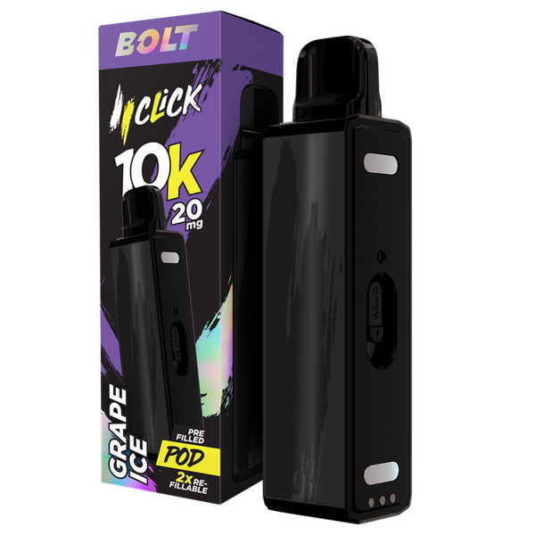Bolt Click 10K Flavour Pod - Grape Ice / 50mg