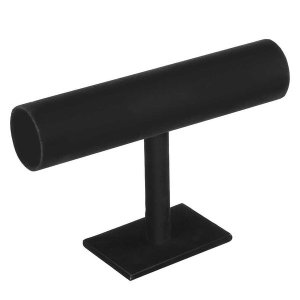 Killer Deals Velvet T-Bar Necklace/Bracelet/Watch/Jewellery Display Stand - Black