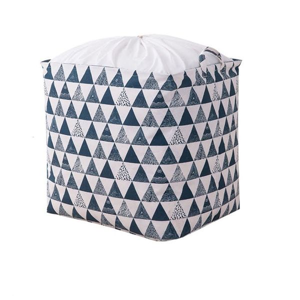 Large Capacity Foldable &amp; Portable Laundry Storage Basket-Light Leaf Design