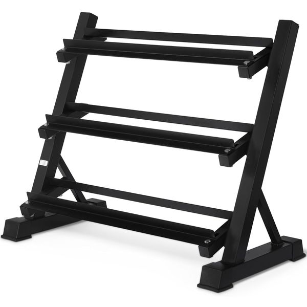 3-Tier Dumbbell Rack Dumbbell Storage Stand Holder Weight Storage Organizer