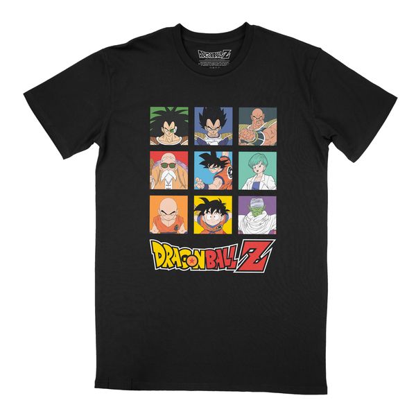 Dragon Ball Z - Saiyan Saga Men's Black T-Shirt