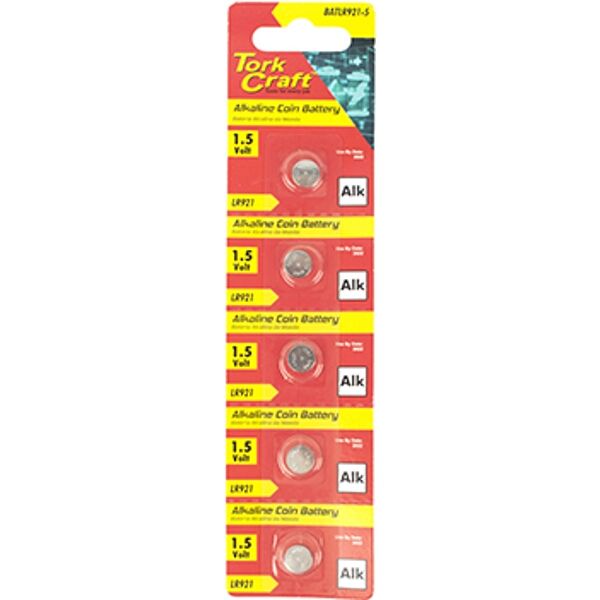 Lr921 Alkaline Coin Battery X5 Pack (Moq 20)