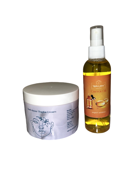 Dark Inner Thighs Cream And Carrot Oil