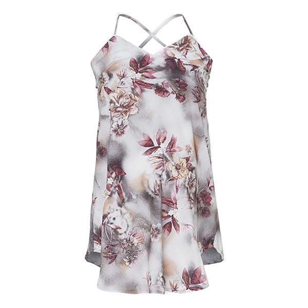 PJ Warehouse Misty Rose Grey Satin Negligee with piping