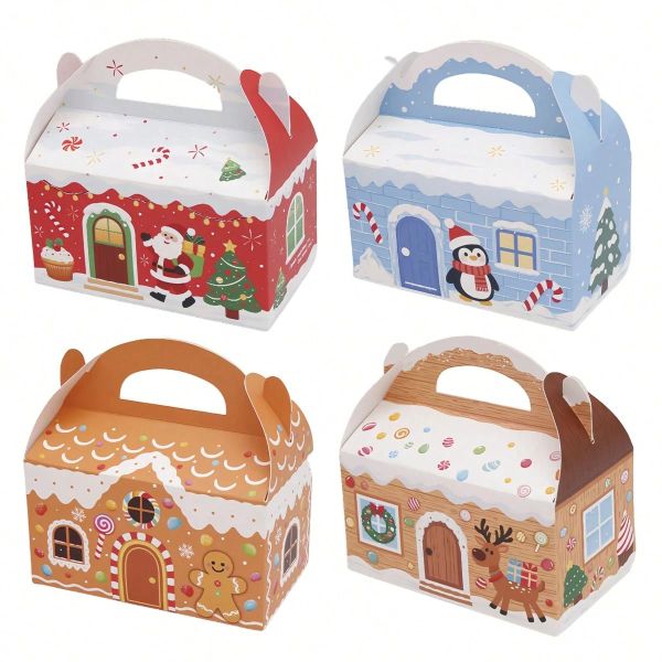 24-Piece Gift Box With Christmas Character Themed Design - Multicolor