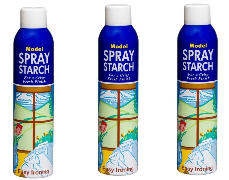 3 x 300ml Model Spray Starch Combo Easy Ironing Crisp Fresh Finish 66335