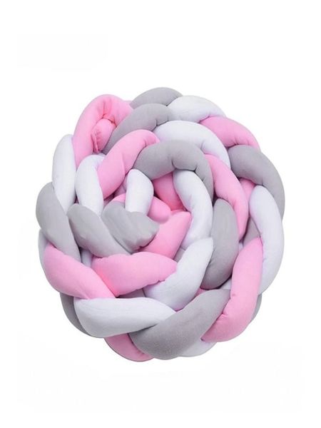 Braided Baby Cot Crib Bumper- Assorted Colours