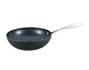 Herenthal 26cm Marble Coating Wok - Black