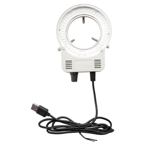 48 LED Industrial Microscope Camera Light Source Ring Lamp Light