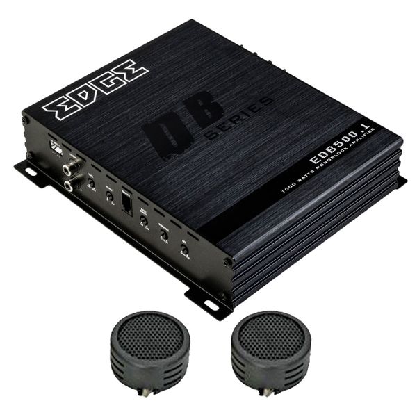 Edge DB Series EDB500.1-E9 1000w Monoblock Amplifier &amp; Evo Tweeters