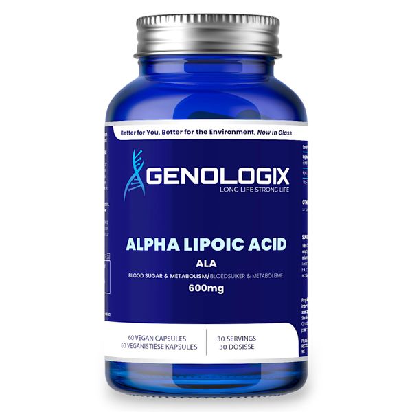 Genologix - Alpha Lipoic Acid (ALA) 600mg (30 Days Supply)