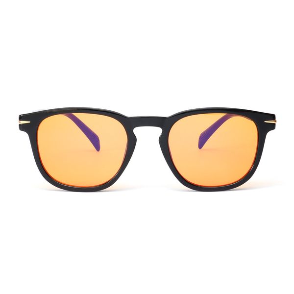 Sophie Moda Glasses: 98% Anti-Blue Light Night Sleep Amber - Halo