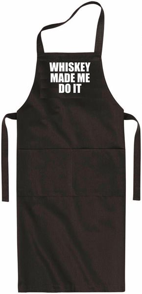Qtees Africa Whiskey Made Me Do it Apron