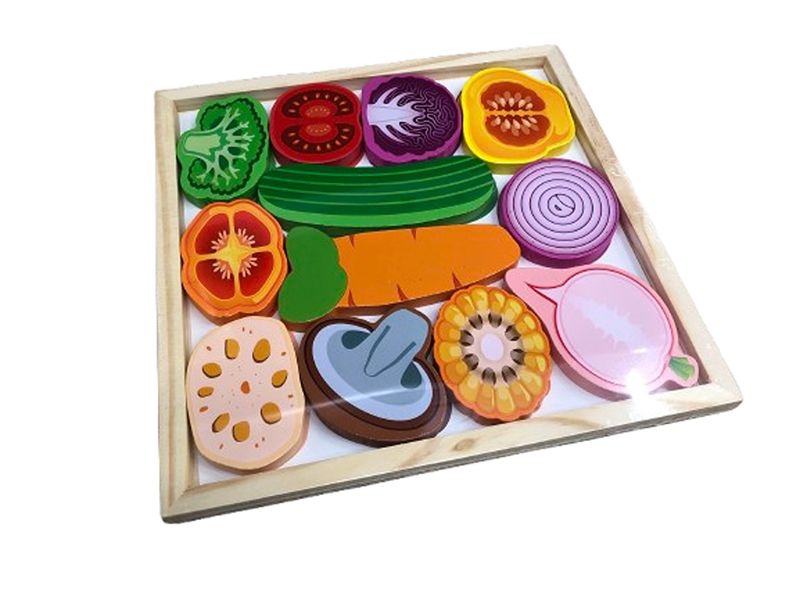 Children's Vegetable Puzzle