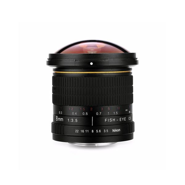 Lightdow 8mm F/3.0 Aspherical MC Fisheye Lens for Nikon DSLR Cameras