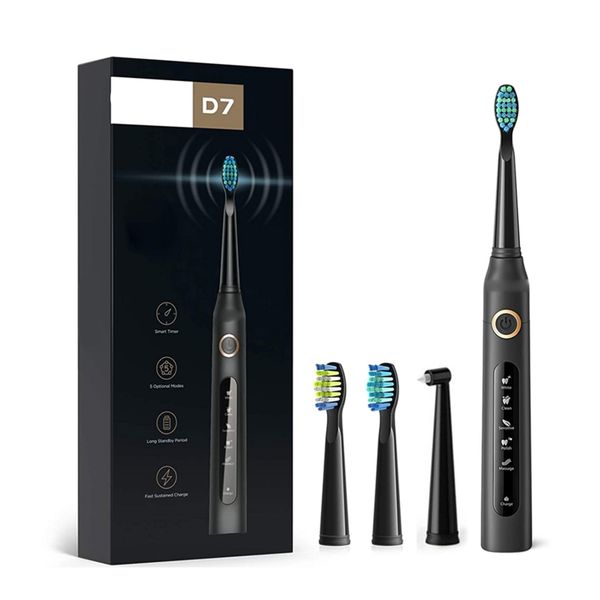 White Sonic Toothbrush Compatible With Fairywill D7