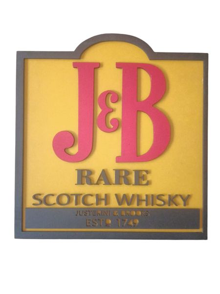 J &amp; B Wall Sign