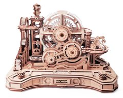 Robotime ROKR Wooden 3D DIY Marble Run - Gear Ball Challenge - 653 Pieces