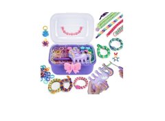 Unicorn Loom Bands DIY Bracelet Making Kit with Storage Box
