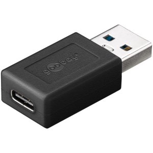Goobay USB 3.0 to USB-C SuperSpeed Adapter - Black
