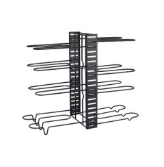 Tiers Pot and Pan Organizer Adjustable Holders Rack