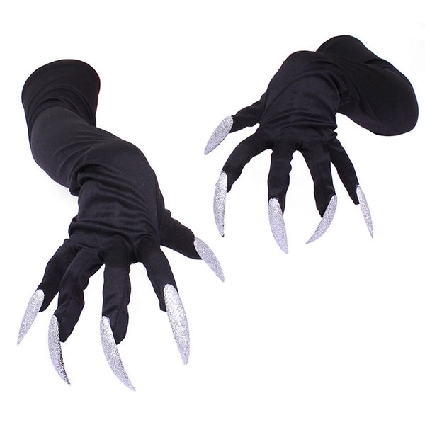 Halloween Cosplay Props Long Nail Gloves Fingernails Claws - 2 Pieces