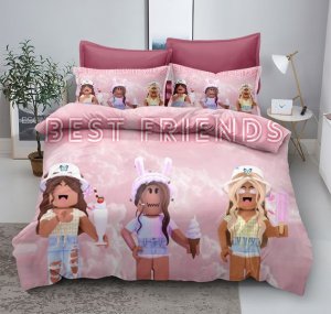 Linen Boutique - Kids Duvet Cover Set-Roblox-BestFriends