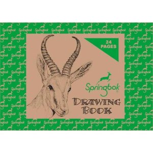12 xSpringbok Drawing Book A4L 24Pg Non-Interleaved